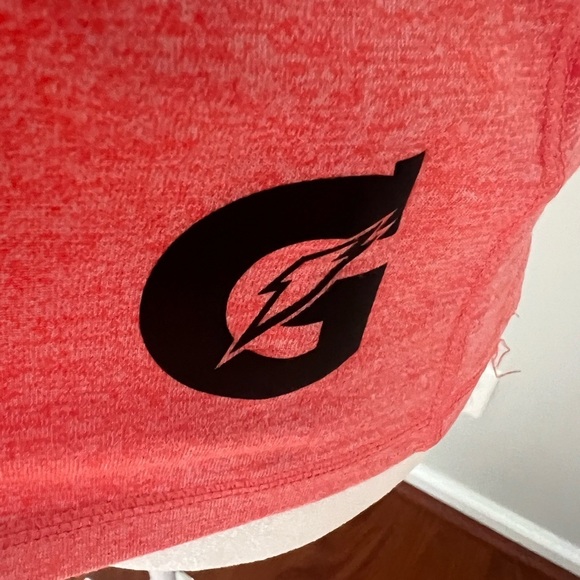 Athleta Tank Top with Gatorade logo Size Small orange - Picture 3 of 7